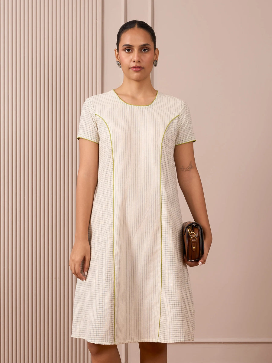  princess-line dress on woman