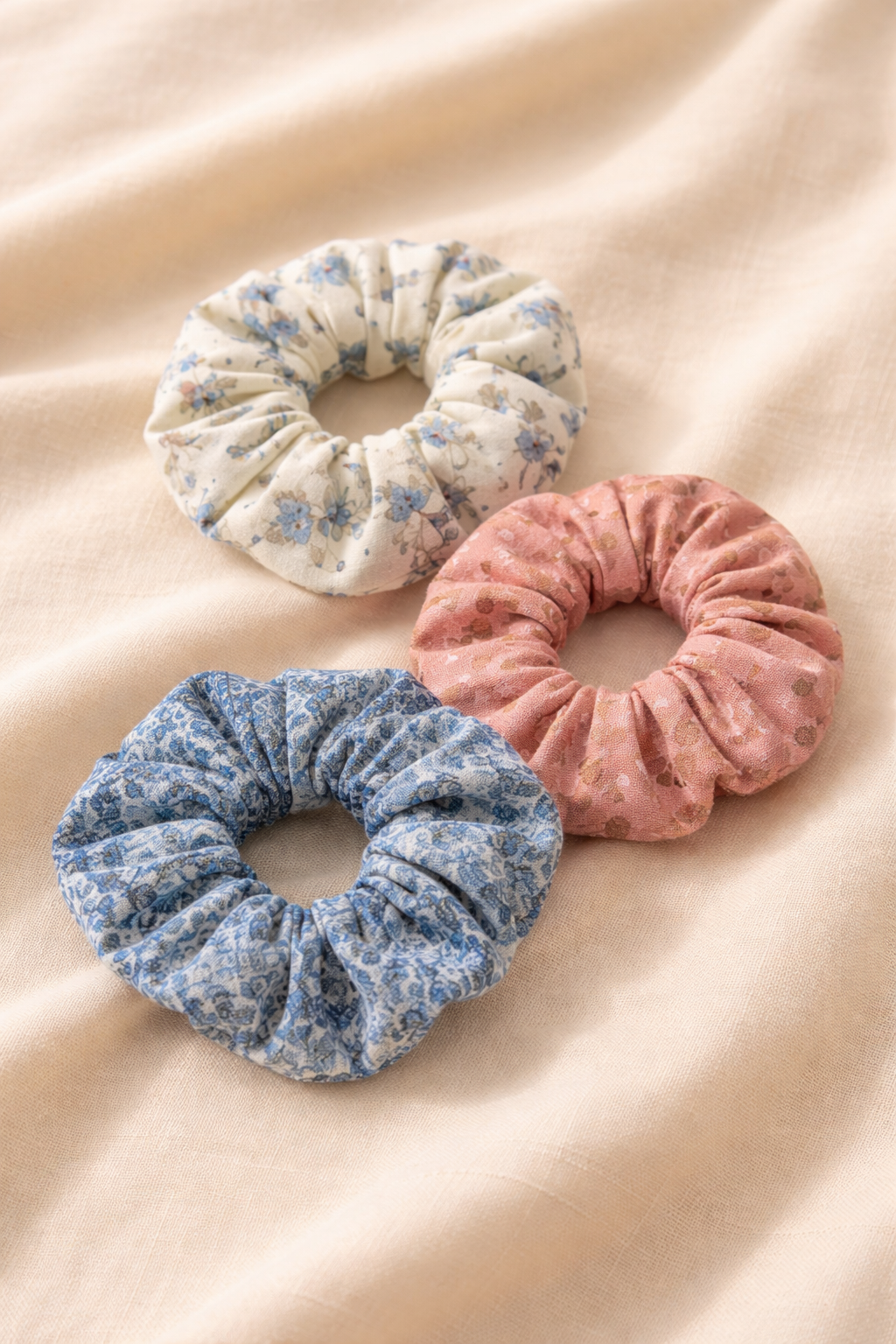 ChatGPT Image Feb 15, 2026, 12_39_27 AM Assorted Scrunchies Upcycled & Hand Made - Image 1