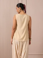 RA Studio Sleeveless Tunic Solid Beige